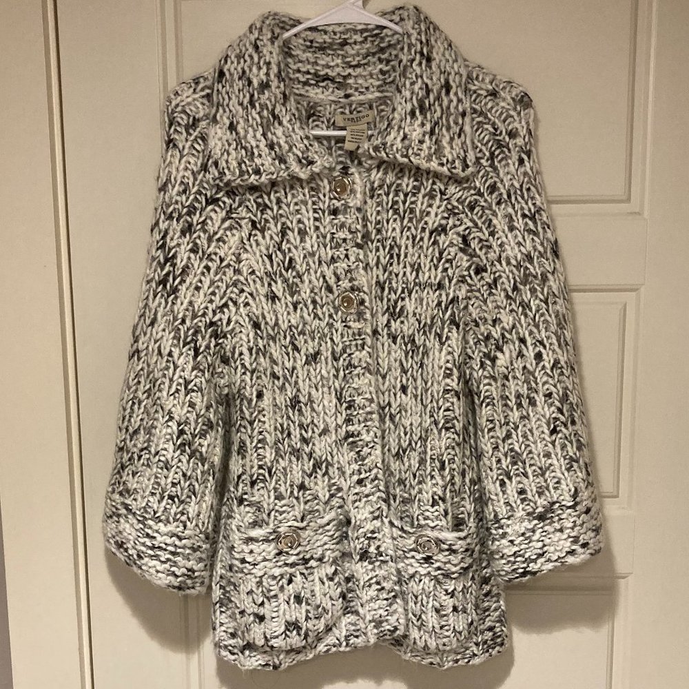 Vertigo Paris Chunky Knit Cardigan Sweater